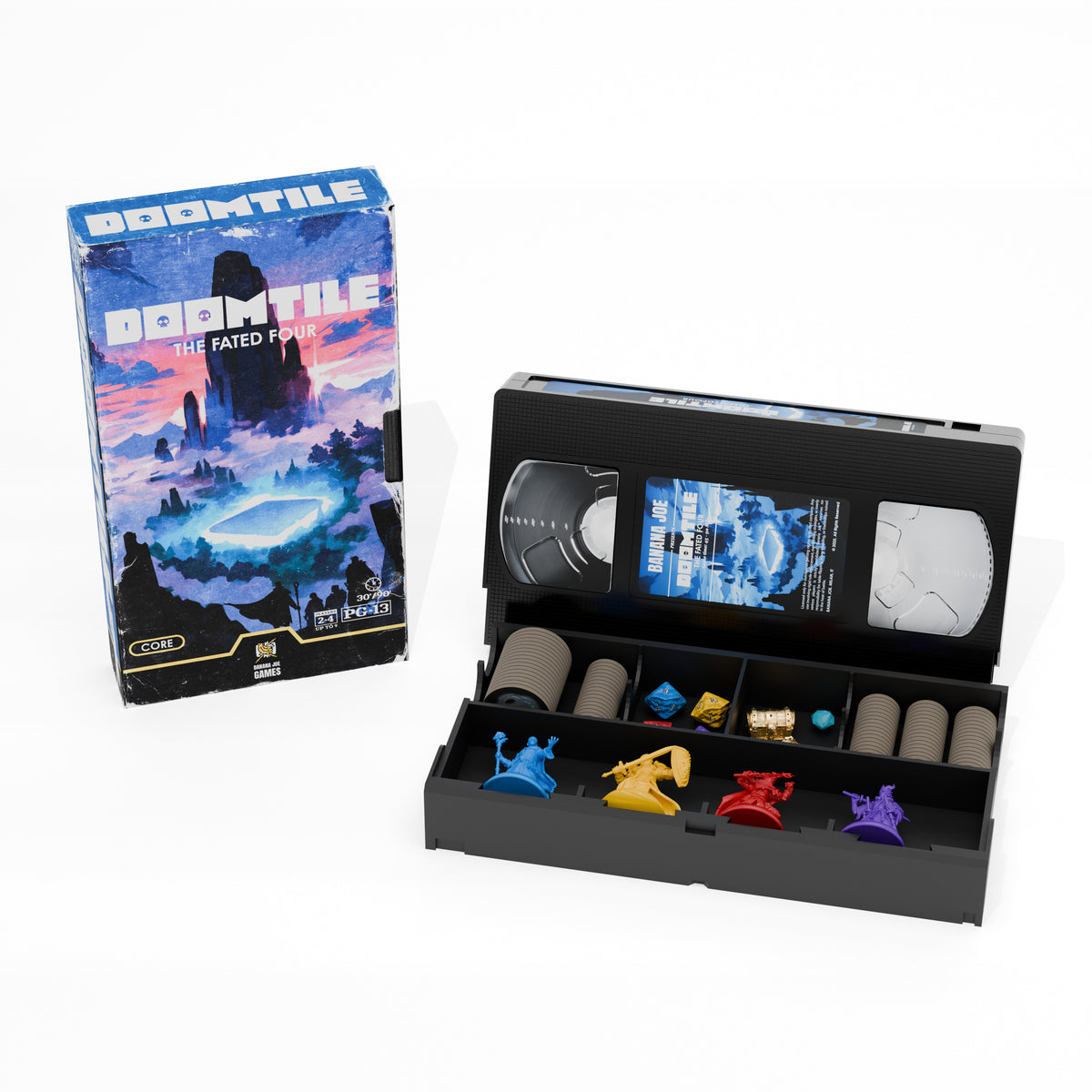 DOOMTILE VHS box and open tray
