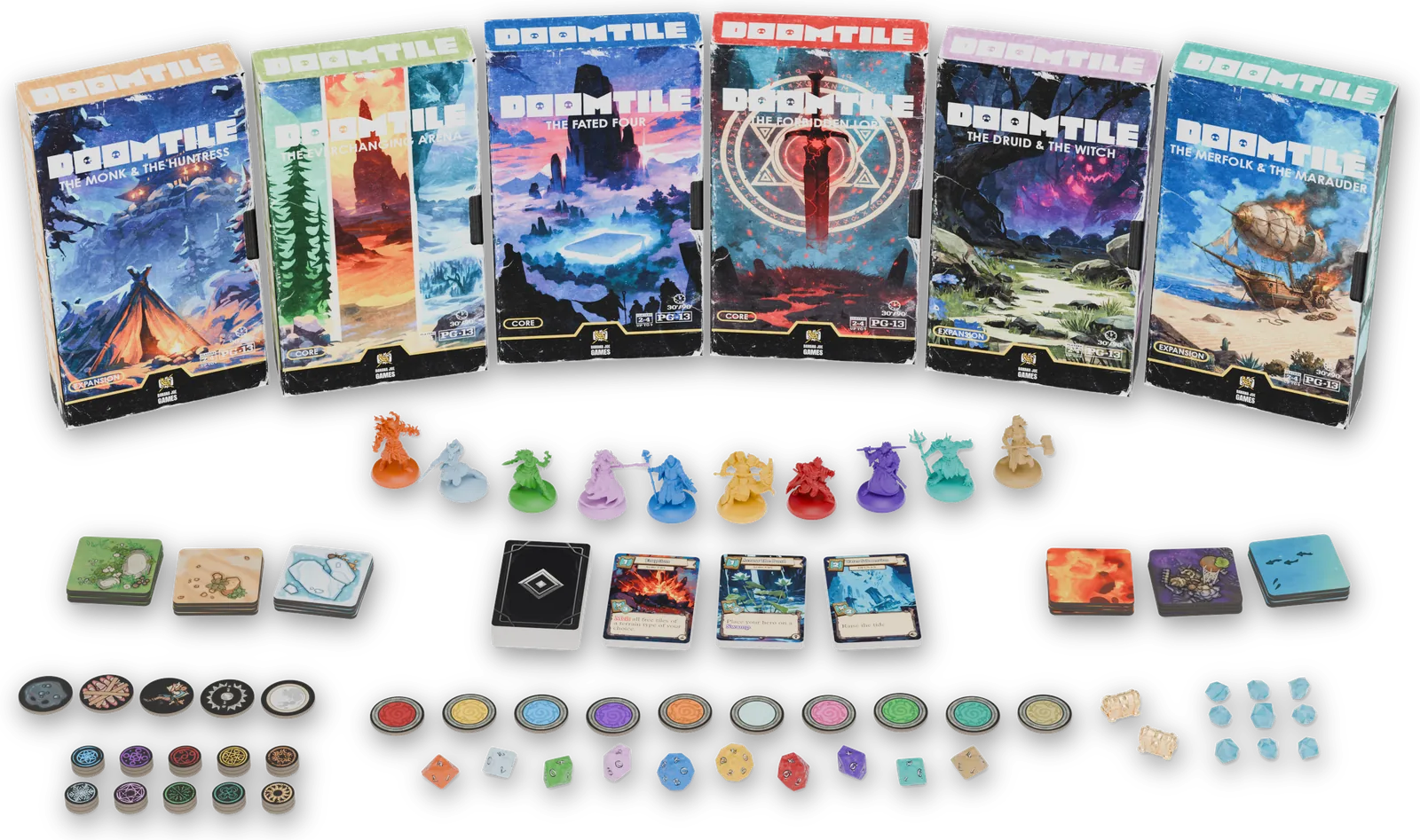 DOOMTILE Complete Edition, sei cassette e il loro contenuto